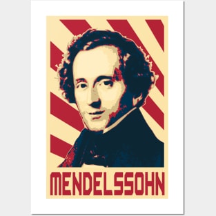 Felix Mendelssohn Retro Posters and Art